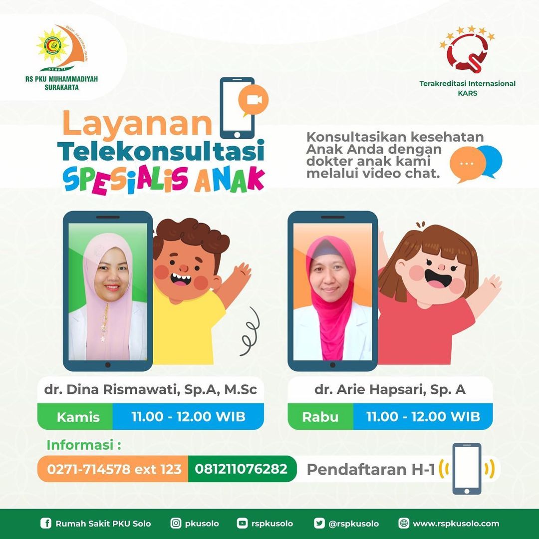 Layanan Telekonsultasi Dokter Spesialis Anak