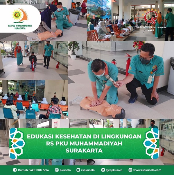 Edukasi Kesehatan di Lingkungan RS PKU Muhammadiyah Surakarta