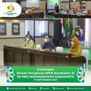 Kunjungan Dewan Pengawas BPJS Kesehatan di RS PKU Muhammadiyah Surakarta