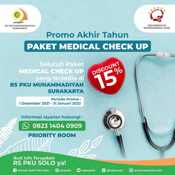 Promo Akhir Tahun Paket Medical Check Up