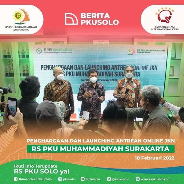 Penghargaan dan Launching Antrean Online JKN RS PKU Muhammadiyah Surakarta