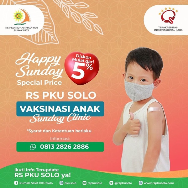 Vaksinasi Anak Sunday Clinic