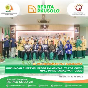 KUNJUNGAN SUPERVISI PROGRAM MENTARI TB FOR COVID