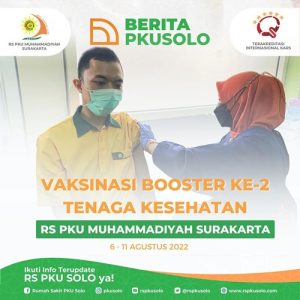 Vaksinasi Booster ke-2 Tenaga Kesehatan RS PKU SOLO