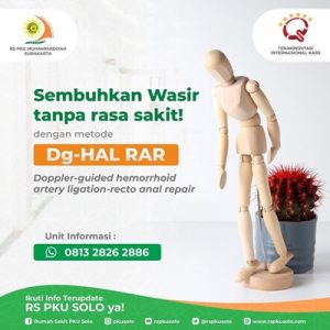 Angkat Wasir Tanpa Khawatir di RS PKU SOLO 