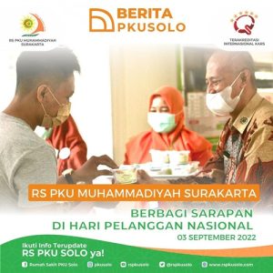 RS PKU SOLO Berbagi Sarapan di Hari Pelanggan Nasional