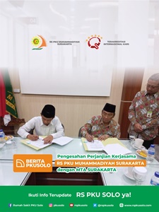 MAJELIS TAFSIR AL QUR'AN PERCAYAKAN LAYANAN KESEHATAN JAMA'AHNYA  DI RS PKU MUHAMMADIYAH SURAKARTA