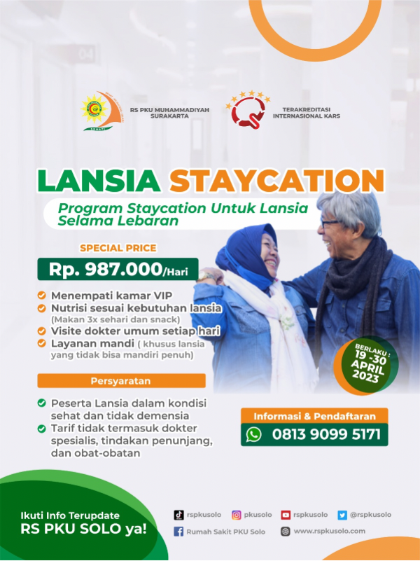 Lansia Staycation Khusus Lebaran