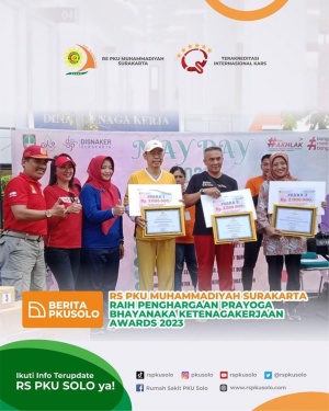 RS PKU SOLO RAIH PENGHARGAAN PRAYOGA BHAYANAKA KETENAGAKERJAAN AWARDS 2023