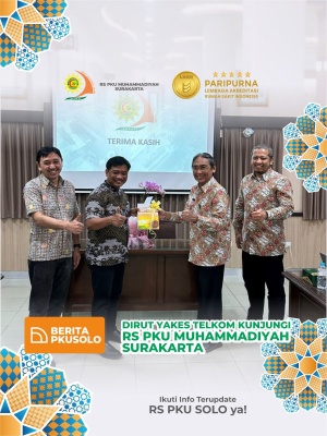 DIRUT YAKES TELKOM KUNJUNGI RS PKU MUHAMMADIYAH SURAKARTA