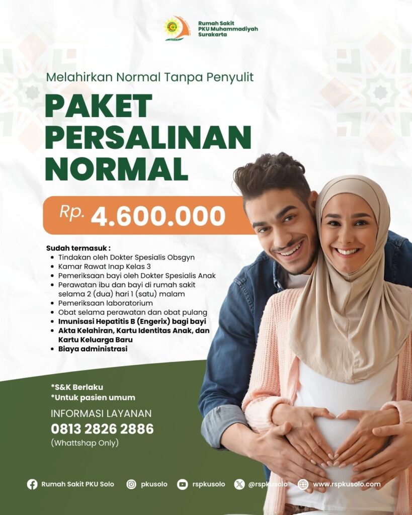 Promo paket persalinan normal di RS PKU Solo